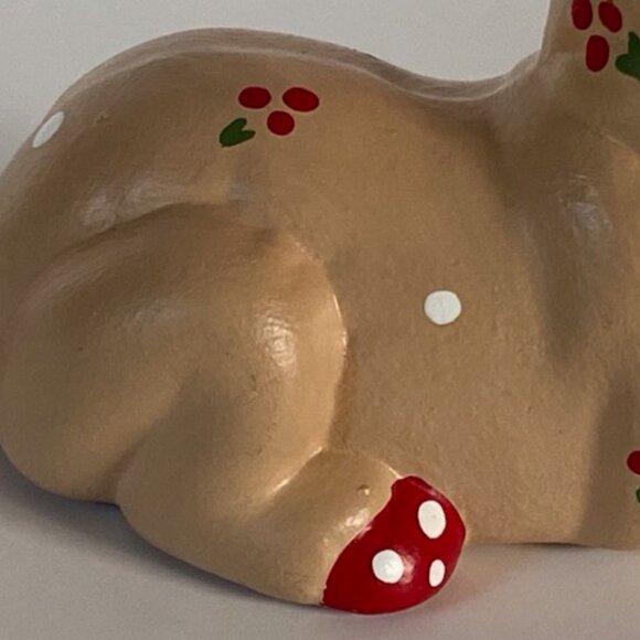 Vintage Kimple mold Quilted Reindeer figures Christmas decoration - Picture 13 of 13